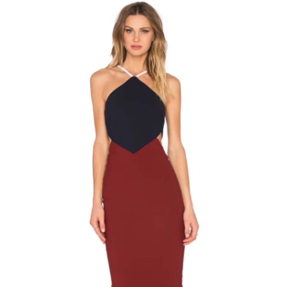 NWT ELIZABETH AND JAMES Riza Colorblock Dress
